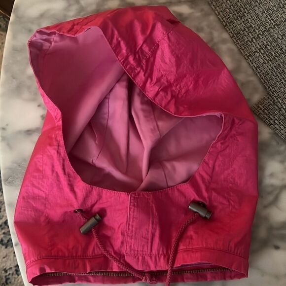 Descente Vintage 90s Neon Pink & Green Ski Lightweight Pull Over Jacket Large - Picture 13 of 13